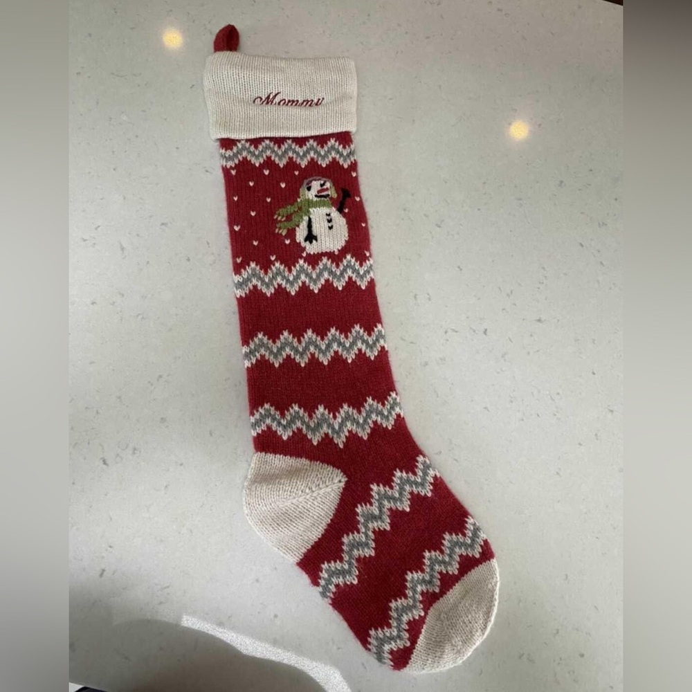 Pottery Barn Christmas Stocking “Mommy”